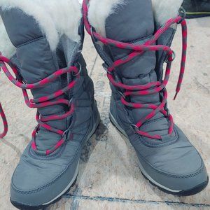 SOREL Whitney Tall Snow Boots Quarry sz 7.5